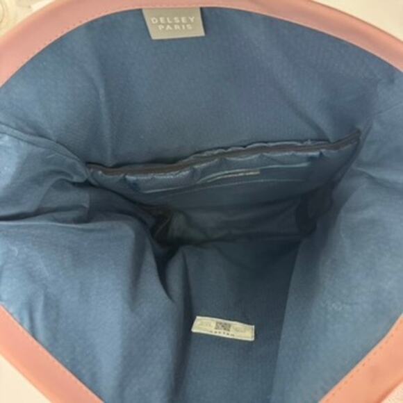 Delsey Paris Turenne Soft Backpack Rolltop Pink - Picture 8 of 9